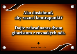 Ako dosiahnuť, aby zaznel kontrapunkt?