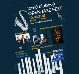 Jarný klubový Open Jazz Fest, 10.3.2017 19:00