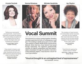 Vocal Summit 2017, 16.4.2017 20:30