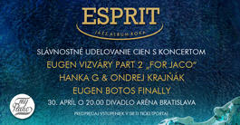 Esprit - slávnostný večer jazzových cien s koncertom, 30.4.2017 20:00