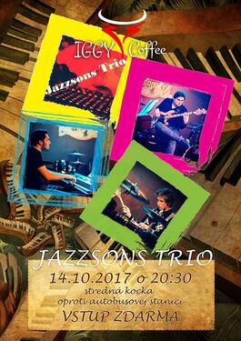 Koncert: Jazzsons Trio, Iggy Coffee, Žiar nad Hronom, 14.10.2017 20:30