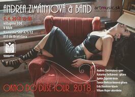 Andrea Zimányiová & Band - "Okno do duše TOUR 2018", 5.4.2018 19:00