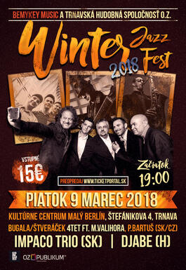 WINTER JAZZ FEST TRNAVA 2018, 9.3.2018 19:00