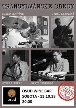 Osudová Sobota s kapelou Transylvánske Obedy, 13.10.2018 20:00