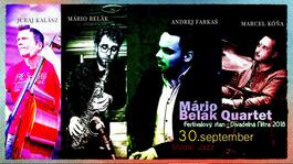 Mário Belák Quartet, 30.9.2018 20:00