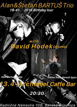 Alan&Stefan Bartus Trio, 13.4.2019 20:00
