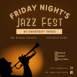 Friday Night Jazz by Swiengin', 20.9.2019 20:00