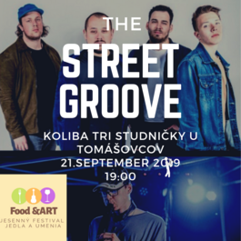 The Street Groove na Kolibe Tri Studničky v rámci Food&ART jesenného festivalu, 21.9.2019 19:00