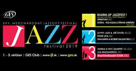 XXV. Medzinárodný Jazzový Festival v Košiciach, 2.10.2019 19:00