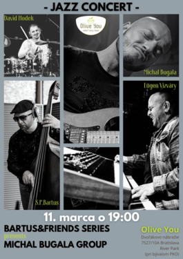 Bartus and Friends series presents Michal Bugala Group, 11.3.2022 19:00