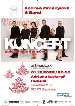 Vianočný koncert spievaného šansónu, 1.12.2022 20:00