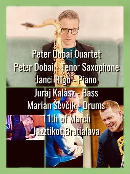 Peter Dobai Quartet, 11.3.2023 19:30