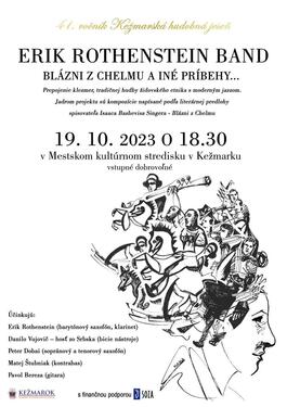Erik Rothenstein band ft. Danilo Vujovič, 19.10.2023 18:30