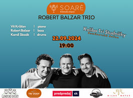 Róbert Balzar trio, 22.9.2024 19:00