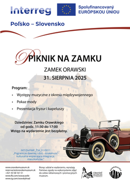 Piknik na zámku, 31.8.2025 12:00