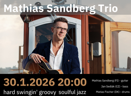 Mathias Sandberg Trio | fínsky džezová legenda na Liptove, 30.1.2026 20:00