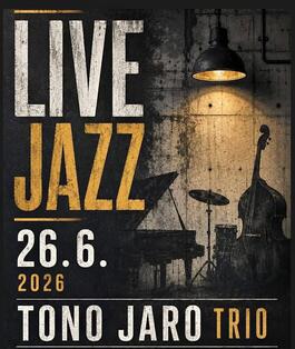 Koncert: Anton Jaro Trio, Bon Bon Jazz Bar, 26.6.2026 20:00