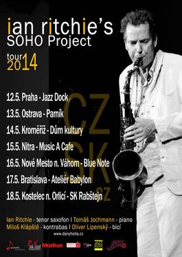 Ian Ritchie's SOHO Project (UK/CZ/SK), 16.5.2014 20:00