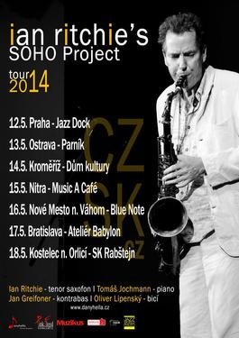 Ian Ritchie's SOHO Project (UK/CZ/SK), 13.5.2014 20:00