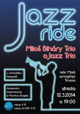 Miloš Biháry Trio v Malej Synagóge (Trnava), 12.3.2014 20:00