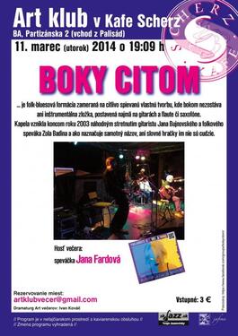BokyCitom v Kafe Scherz, 11.3.2014 19:00