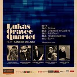 Lukáš Oravec Quartet feat. Sándor Molnár, 28.3.2014 20:00