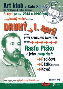 Koncert: ART klub v kafe Scherz, 2.4.2014 19:00