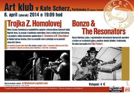 TROJKA Z. HOMOLOVEJ    BONZO & The Resonators, 8.4.2014 19:00