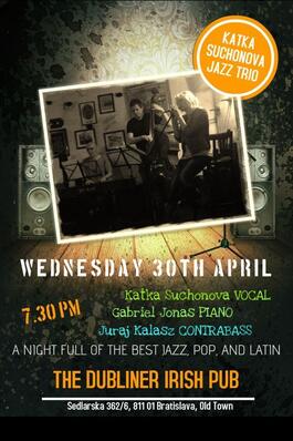 Katka Suchoňová JAZZ TRIO, 30.4.2014 19:30