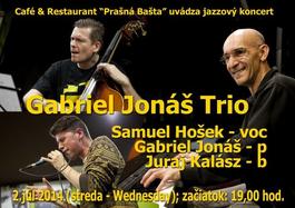 Gabriel Jonáš Trio - koncert v Prašnej Bašte, 2.7.2014 20:00