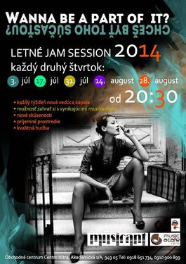 Letná Jam Session Vol. 3, 31.7.2014 21:00