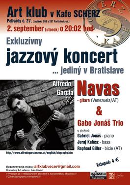 NAVAS & Gabo Jonáš trio, 2.9.2014 20:00