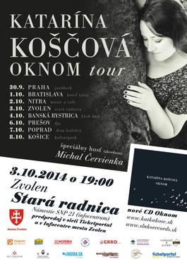 ZVOLEN / Katarína Koščová / Oknom tour, 3.10.2014 19:00