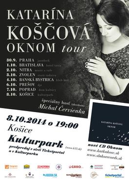 KOŠICE / Katarína Koščová / Oknom tour, 8.10.2014 19:00