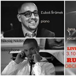 Live Music in Rustique: Šrámek-Nikitin-Gavačová, 3.10.2014 21:00