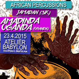 AFRICAN PERCUSSIONS, 23.4.2015 20:00