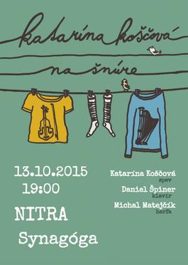 Nitra / Katarína Koščová na šnúre, 13.10.2015 19:00