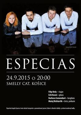 Koncert: Especias, Smelly Cat Košice, 24.9.2015 20:00