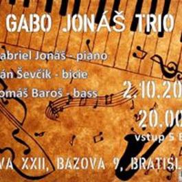 Gabo Jonáš trio, 2.10.2015 20:00