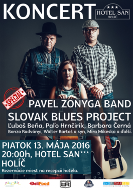 Blues koncert v Holíči, 13.5.2016 20:00