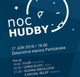 Noc Hudby, 17.6.2016 19:00