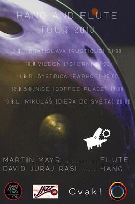 HANG & FLUTE Tour 2o16, 9.8.2016 21:00