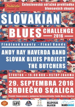 Celoslovenská súťaž bluesových skupín, 29.9.2016 19:00