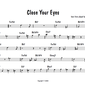 ukážka podstránky - transkripcia basovej linky (Christian McBride-Close Your Eyes)