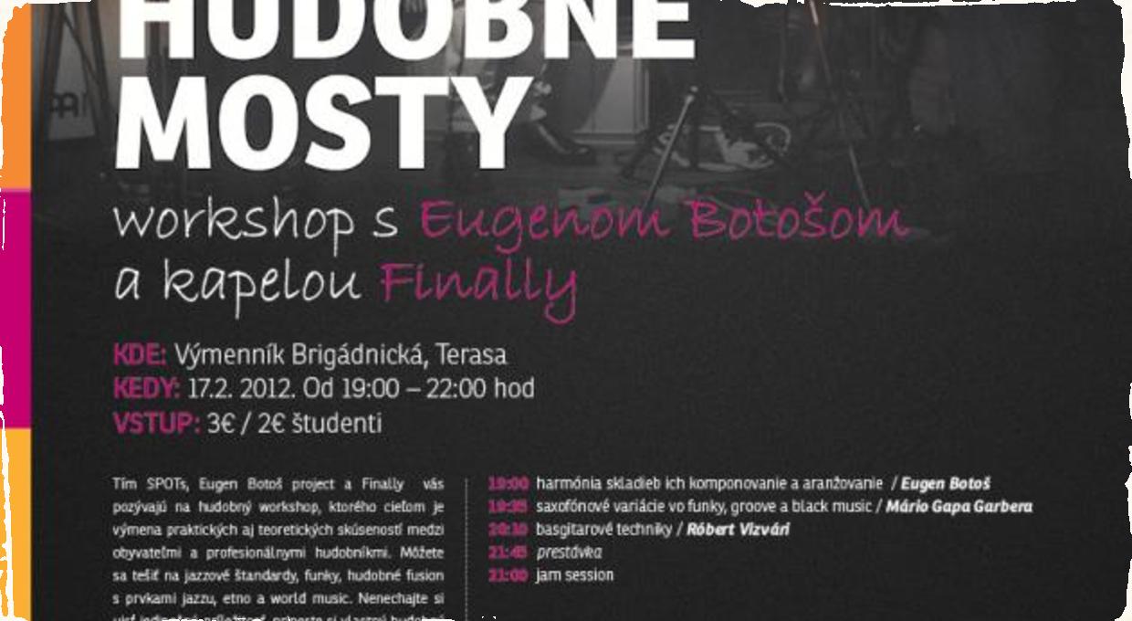 Hudobný workshop s Eugenom Botošom a kapelou Finally