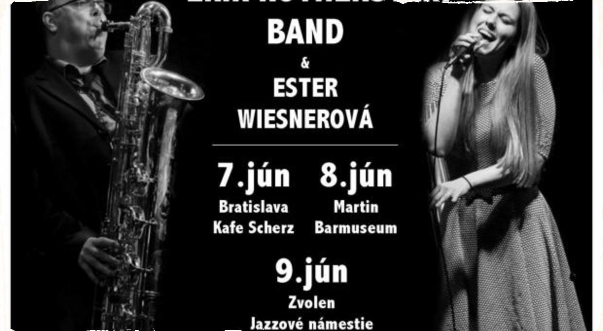 Erik Rothenstein Band and Ester Wiesnerová vystúpia začiatkom júna v troch slovenských mestách 