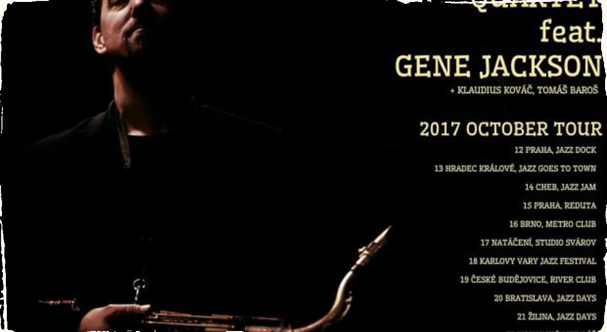 Ondřej Štveráček Quartet feat. Gene Jackson: Český saxofonista sa opäť vydáva na turné so svojim medzinárodným kvartetom