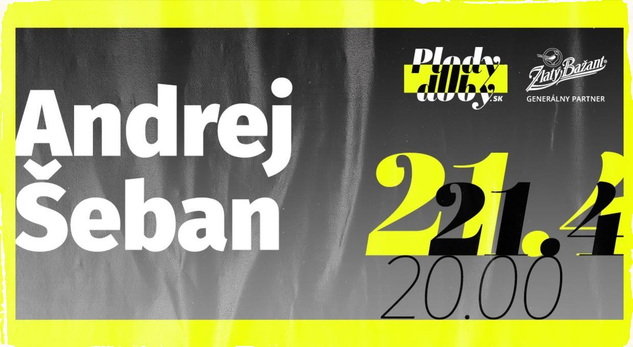 Festival Plody doby prinesie špičkové online koncerty na podporu kultúry, začína dnes večer vystúpením Andreja Šebana
