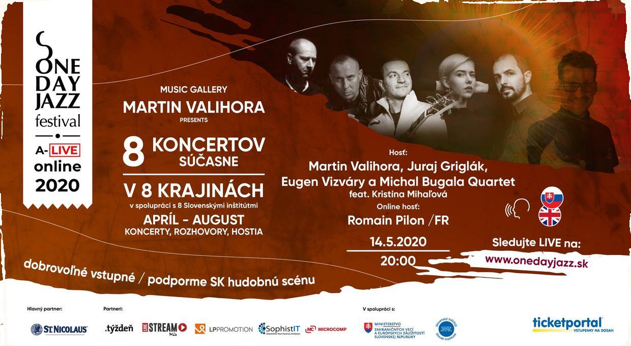 One Day Jazz Festival A-Live tentokrát prepojí Slovensko s Francúzskom