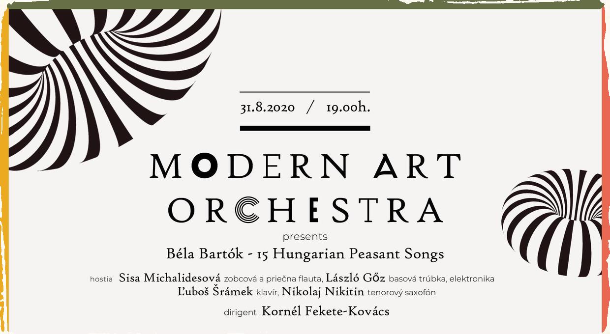 V Bratislave vystúpi mimoriadny big band Modern Art Orchestra so slovenskými hosťami: Sisou Michalidesovou, Nikolajom Nikitinom a Ľubošom Šrámekom